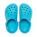 Детские  голубые сабо CROCS Kids' Bayaband Clogs