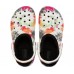 Черные утепленные сабо CROCS Classic Lined Tie Dye Clog