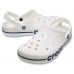 Белые сабо CROCS Bayaband Clog