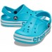 Детские  голубые сабо CROCS Kids' Bayaband Clogs