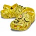 Детские  белые сабо CROCS Kids' Classic Smiley Clog