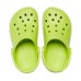 Детские  салатовые сабо CROCS Kids' Bayaband Clogs