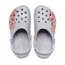 Серые сабо CROCS Coca Cola Light X  Classic Clog