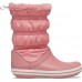 Женские  розовые сапоги CROCS Crocband Boot