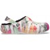 Черные утепленные сабо CROCS Classic Lined Tie Dye Clog