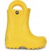 Детские  желтые «резиновые» сапоги CROCS Kids’ Handle It Rain Boot