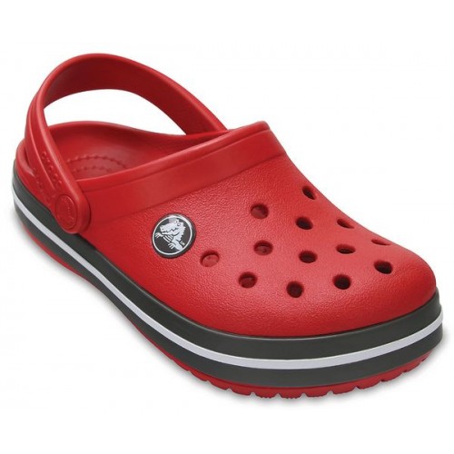 Детские  красные сабо CROCS Crocband™ clog (Kids)