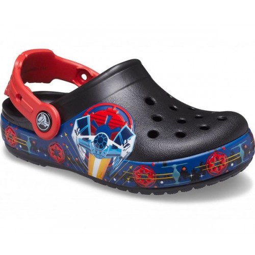 Черные сабо для мальчиков CROCS Kids'  Fun Lab Lights Clog Darth Vader