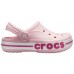 Детские  бледно-розовые сабо CROCS Kids' Bayaband Clogs