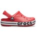 Детские  красные сабо CROCS Kids' Bayaband Clogs