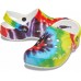 Разноцветные сабо CROCS Baya Tie Dye Clog