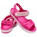 Детские  розовые сандалии CROCS Kids' Bayaband Sandal