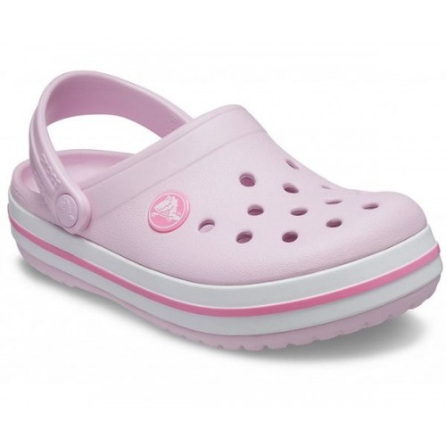 Детские  бледно-розовые сабо CROCS Crocband™ clog (Kids)