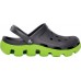 Серые сабо CROCS Duet Sport Clog