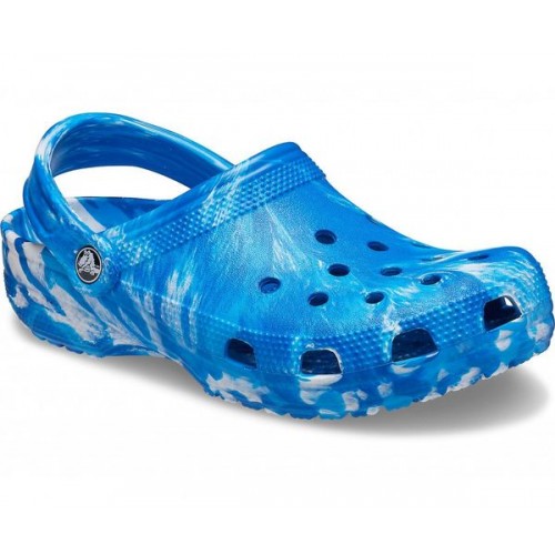 Синие сабо CROCS Classic Marbled Clog