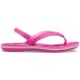 Детские  розовые шлепанцы CROCS Crocband Strap Flip K