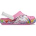 Розовые сабо для девочек CROCS Kids'  Fun Lab Unicorn Lights Clog