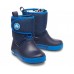 Детские  темно-синие зимние сапоги CROCS Kids Crocband II.5 Gust Boot-