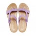 Женские  сиреневые сандалии CROCS Women's  Tulum Toe Post Sandal