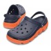 Темно-синие сабо CROCS Duet Sport Clog