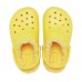 Детские  желтые утепленные сабо CROCS Kids’ Classic Lined Clog