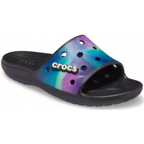 Черные шлепанцы CROCS Classic  Out of This World Slide