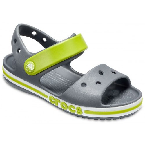 Детские  серые сандалии CROCS Kids' Bayaband Sandal