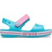 Детские  голубые сандалии CROCS Kids' Bayaband Sandal