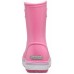 Детские  розовые «резиновые» сапоги CROCS Kids’ Crocband™ Rain Boot