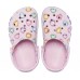 Детские  бледно-розовые сабо CROCS Kids' Bayaband™ Graphic Clog