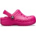 Детские  розовые утепленные сабо CROCS Kids’ Baya Lined Clog