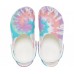 Коралловые сабо CROCS Classic Tie-Dye Graphic Clog