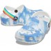 Детские  белые сабо CROCS Kids' Classic Out of this World II Clog