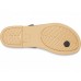 Женские  черные сандалии CROCS Women's  Tulum Toe Post Sandal