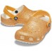 Оранжевые сабо для девочек CROCS Kids’ Classic Glitter Clog