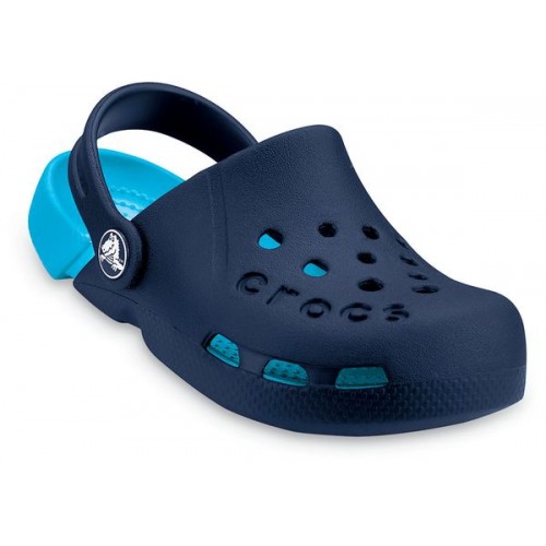 Детские  темно-синие сабо CROCS Electro