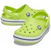 Детские  салатовые сабо CROCS Crocband™ clog (Kids)