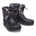 Черные сапоги CROCS Classic Lined Neo Puff Tie Dye Boot