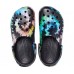 Черные сабо CROCS Classic Tie-Dye Graphic Clog