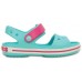 Детские  бирюзовые сандалии CROCS  Crocband™ Sandal Kids