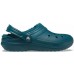 Бирюзовые утепленные сабо CROCS Classic Lined Clog