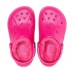 Детские  розовые утепленные сабо CROCS Kids’ Baya Lined Clog