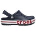 Детские  темно-синие сабо CROCS Kids' Bayaband Clogs