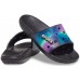 Черные шлепанцы CROCS Classic  Out of This World Slide