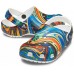 Детские  синие сабо CROCS Kids' Classic Out of this World II Clog