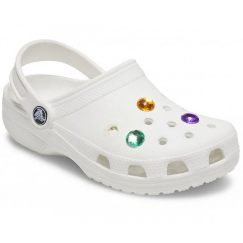 Джибитс шармс CROCS Набор из 3 Jibbitz™ «Сияющий круг» (Sparkly Circle 3 Pack 3)