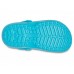 Детские  голубые утепленные сабо CROCS Kids’ Classic Lined Clog