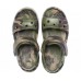 Сандалии цвета хаки  для мальчиков CROCS Kids' Bayaband Marbled Sandal