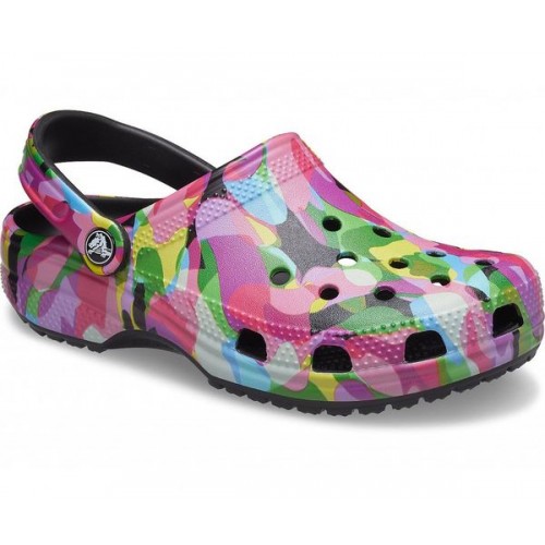 Черные сабо CROCS Classic Bubble Block Clog