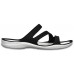 Женские  черные сандалии CROCS Women's Swiftwater Sandal